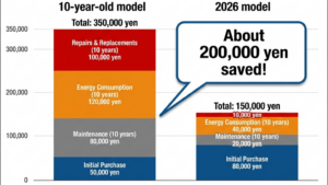 うるさらX 2026と2025の違いを比較！電気代高騰を救う最新暖房で選ぶなら？暖房性能の進化と換気・除湿の合わせ技による冬の快適さと節電の